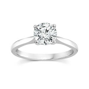 18ct White Gold 1.00ct F/VS2 Lab Grown Diamond Solitaire Ring