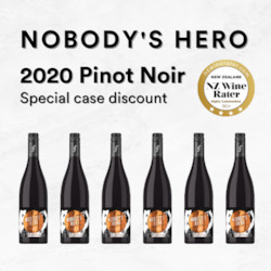 2020 Nobody's Hero Pinot Noir - Case of six