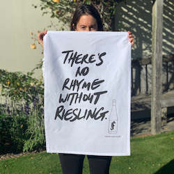 'No Rhyme' Tea Towel
