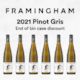 2021 Framingham Pinot Gris - Case of Six