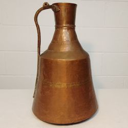 Home Decor: Stunning Antique French Copper and Brass Milk Jug