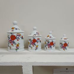 Limoges Porcelain Kitchen Storage Jars