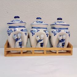 Ceramic Kitchen Storage Jars.