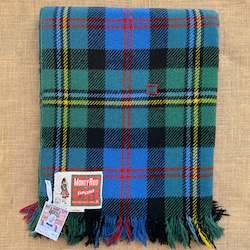 MALCOLM Clan Monty TRAVEL RUG New Zealand Wool Blanket