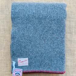 Linen - household: Grey Army Blanket SINGLE New Zealand Pure Wool Blanket