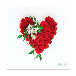 Fine Art Print_Red Rose Heart