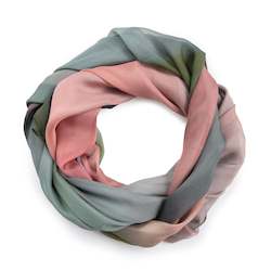 TULIPS silk chiffon scarf