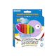 BAZIC 10 Classic Colors Broad Line Jumbo Washable Markers (Product Of USA)