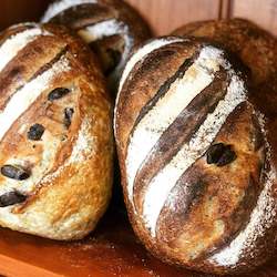 Bakery (with on-site baking): Olive & Oregano Sourdough