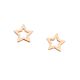 Karen Walker Mini Star Earrings Rose Gold