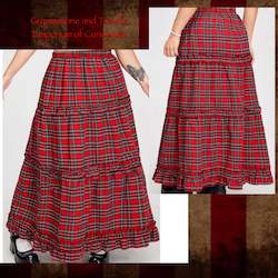 Tartan Tales Tiered Skirt - Size 10 to 16