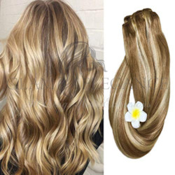 Weaving Hair: 18" Remy 613/12 clip in extensions