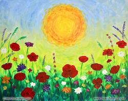 Our Favourite Classes: FIELD OF FLOWERS Painting Tutorial