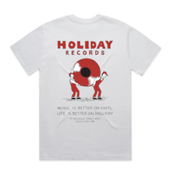 Holiday Records x Vacation Studio T-Shirt â White