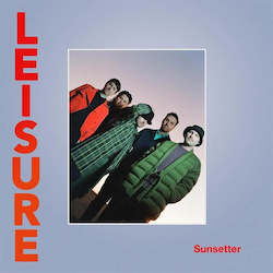 Recorded media manufacturing and publishing: LEISURE - Sunsetter (Red Vinyl)