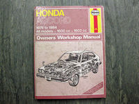Products: Workshop Manual Haynes Accord 1976 to 1984 - Strong for Honda Accessory Shop