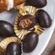 9 Peanut Butter Dark Chocolate Eggs