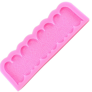 Lace Heart Silicone Trim Craft & Fondant Mould