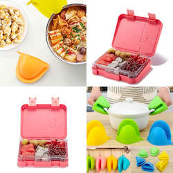 Wholesale trade: Classic Plus Pink Bento Lunchbox & Silicone Oven Mitt Set