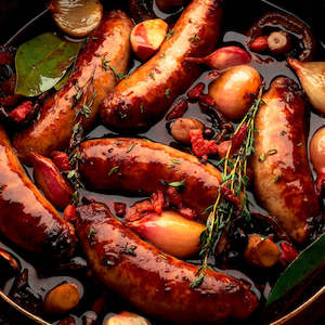 La Fermiere Genuine Angus Beef, Herb & Garlic Sausages 500gm