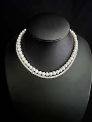 Jewellery: Tennis Pearl Combo