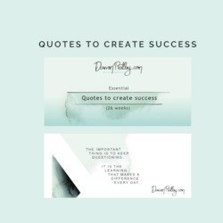 Business consultant service: Quotes to Create Success Calendar