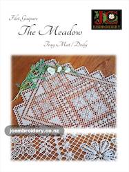 Filet Guipure - The Meadow Tray Mat / Doily
