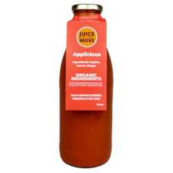 Fruit juice or fruit juice drink manufacturing - less than single strength: Applicious (1Litre)
