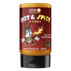 Sauces: Kaitaia Fire x Manuka Doctor - Hot & Spicy Honey (300g)