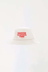 Sauces: Huffer x Kaitaia Fire - BUCKET HAT - ON FIRE (CHALK)