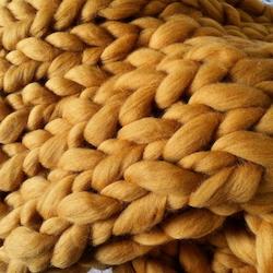 Handknitting - other than cardigan, pullover or similar: Super Chunky Wool - Butterscotch
