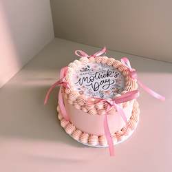 MOTHER'S DAY CAKE 6 INCH - burn away cake option available