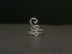 925 Sterling Silver Spiral Toe Ring