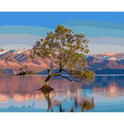 New Zealand Landscapes: Lake Wanaka Tree