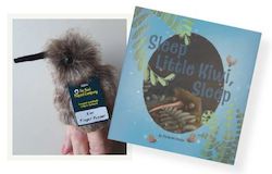 âSLEEP LITTLE KIWI SLEEPâ: Kiwi Finger Puppet by Erin Devlin. Book by Deborah Hinde.