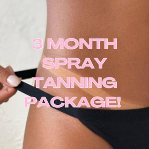 3 Month MineTan Spray Tan Package