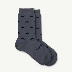 Merino Wool Crew Socks | WOMAN | Coal