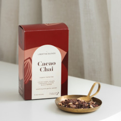 Cacao Chai - cacao husks, ginger, cardamom, cloves, black pepper