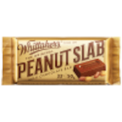 Grocery wholesaling: Whittaker's Peanut Slab Milk Chocolate Bar 50G