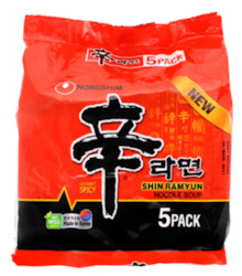 Grocery wholesaling: Nongshim Shin Ramyun 5pk Instant Noodle 5pk