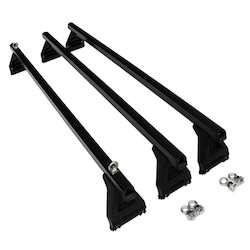 3 x 58” Black Bars Roof Rack / Cross Bar - Heavy Duty for Toyota Hiace
