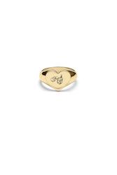 Warm Welcome Heart Ring Gold Vermeil