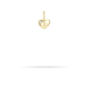 MINI PUFFY HEART 9 - carat gold charm - Lulu's Collective Designer Jewellery Online NZ