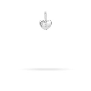 MINI PUFFY HEART sterling silver charm - Lulu's Collective Designer Jewellery Online NZ