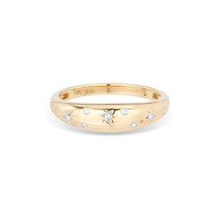 CELESTIAL DIAMONDS 14 - carat gold and diamond ring Lulu's Collective