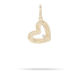 GROOVY DIAMOND HEART 14 - carat gold hinged charm Lulu's Collective