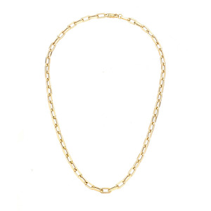 5.3mm ITALIAN CHAIN LINK 14 - carat gold necklace Lulu's Collective