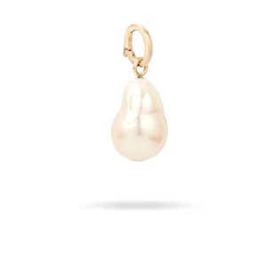 PEARL DROP 14 - carat gold hinged charm Lulu's Collective