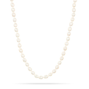 CHUNKY SEED PEARL and 14 - carat gold necklace Lulu's Collective