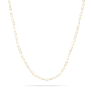 TINY SEED PEARL and 14 - carat gold necklace Lulu's Collective